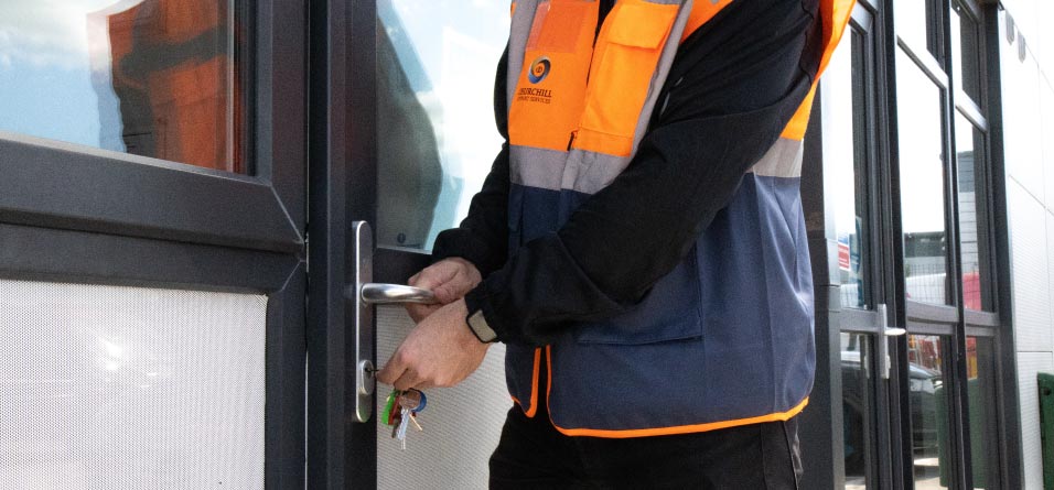 Our mobile security officers will keep your premises safe by locking or unlocking your property
