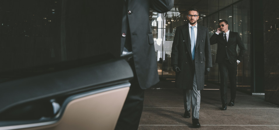 Bespoke range of VIP close protection security services