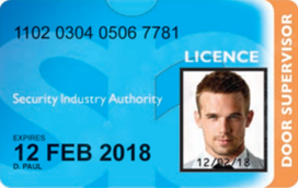 Security guard licence example